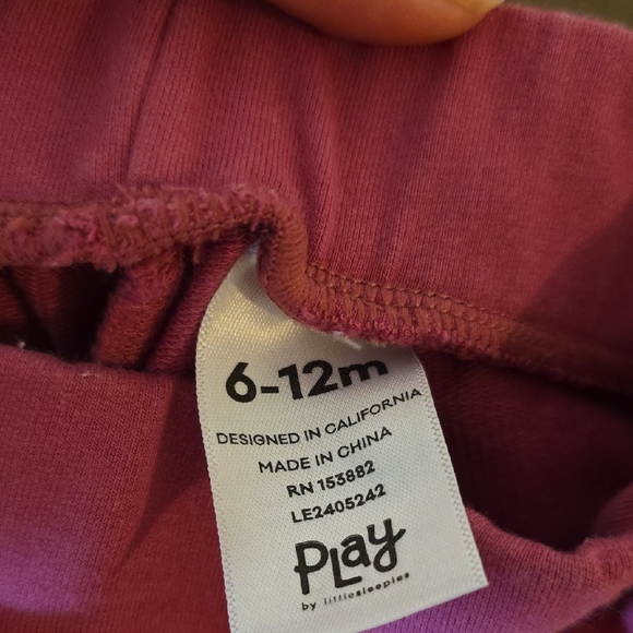 Little Sleepies Raspberry Joggers - Picture 2 of 3